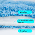 HHQ Microfiber Carpet Bonnet Pads Compatible with Oreck Orbiter Pads and Brushes, 12" & 13" Floor Buffer Pads, 2 Pack - Image 5