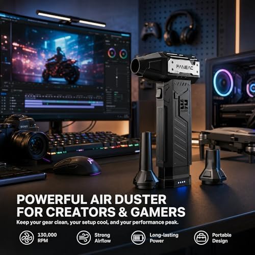 Electric Air Duster with 2 Swappable Battey Pack - Image 5