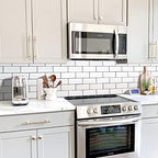 STICKGOO Peel and Stick Backsplash on Subway Tile, Glossy White - Image 2