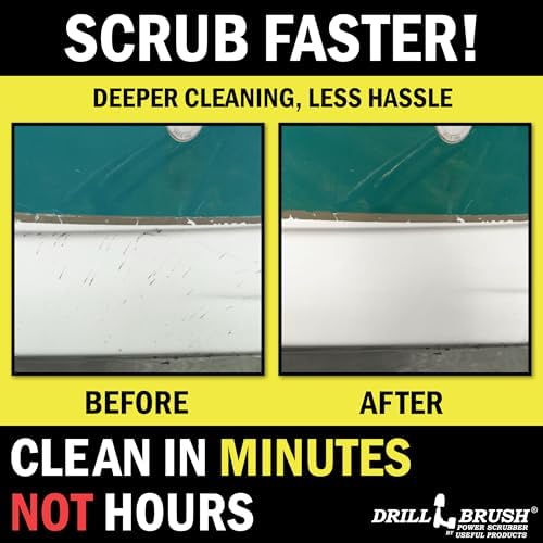 Drillbrush Wheel Cleaning Auto Scrubber Brush - Tile Grout Cleaner Tool - Image 6
