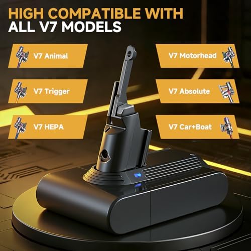 Upgraded Battery Replacement Compatible with Dyson V7/SV11 (21.6V, 8000mAh) - Image 2