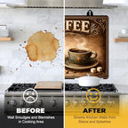 NYZE Stove Top Covers for Electric Stove for Kitchen (Vintage Coffee) - Image 5