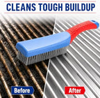 2 Pack Stainless Steel Wire Scrub Brushes - Heavy Duty Metal Cleaning Brushes with Comfort Rubber Grip, 16x3.5cm for Stubborn Stains, Welding Slag & Debris - Image 5