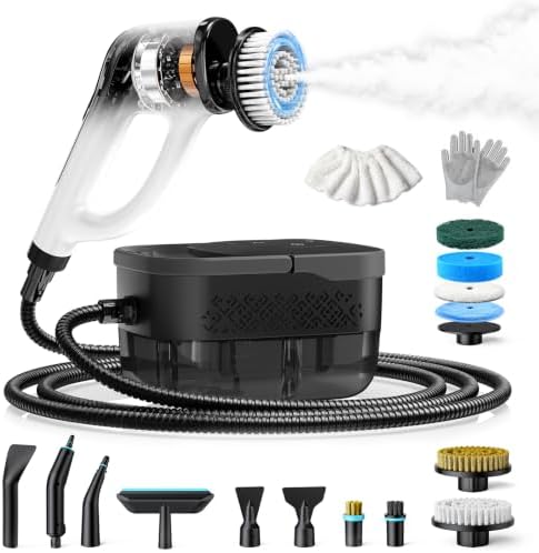 Steam Cleaner, Electric Spin Scrubber Portable Steamer for Cleaning by Unknown