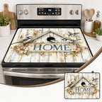 Stove Top Cover,28.5"L x 20.6"W,Heat Resistant Cooktop Protector Mat by seewan