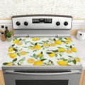 Lemon Blossom Stove Top Cover for Electric Stove, Lemon Fruit Covers for Electric Stove, Rubber Dish Drying Mat, Glass Cooktop Covers, Flat RV Range top Mats, 28"x20" by Unknown