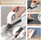 2 in 1 Groove Cleaning Brush, Window Track Cleaning Tools (Gray) - Image 4