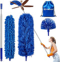 Duster with Extension Pole, 5 in 1 Cleaning Kit with Microfiber Dusters by Unknown