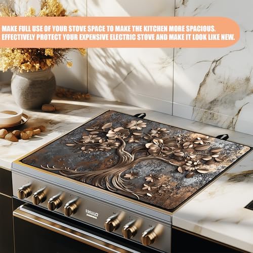 28"x20" Anti-Slip Electric Stove Top Cover - Image 5