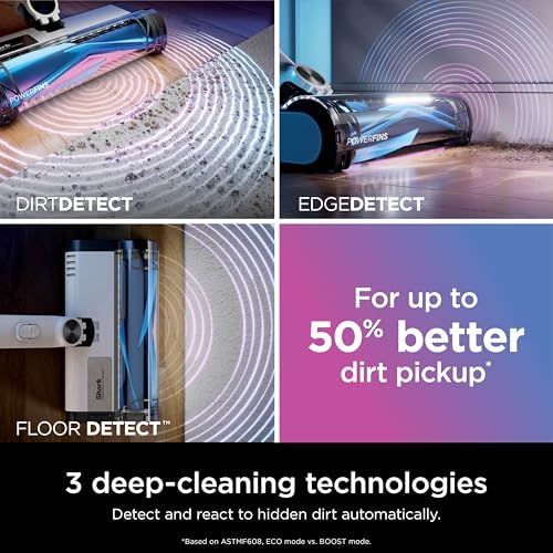 Shark Detect Pro Cordless Stick Vacuum, White, IW1120 - Image 2