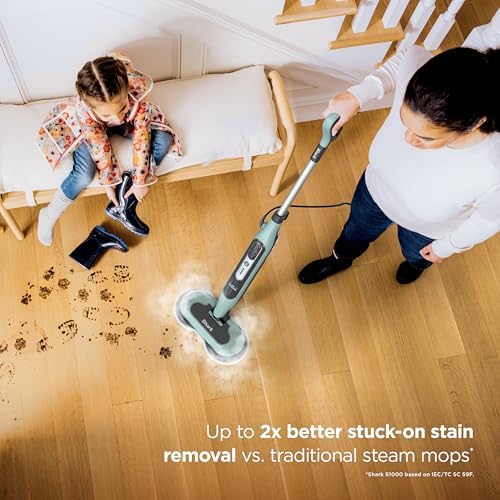 Shark Steam & Scrub Steam Mop, All-in-One Hard Floor Cleaner, Grey, S8001 - Image 5
