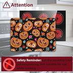 Halloween Pumpkin Stove Top Cover for Electric, Glass Ceramic Stove Cover, Heat Resistant Flat Stovetop Protector, Dish Drying Mats for Kitchen - Image 3