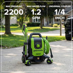 Greenworks 2200 PSI (1.2 GPM Max) Electric Pressure Washer - Image 3