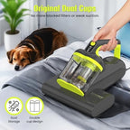 Mattress Vacuum Cleaner UV for Pet Hair,16kPa Power Suction UV Bed Vacuum Cleaner,140°F Heated Function,Ultrasonic High Tapping,HEPA Filter,Bed Vacuum for Sofa, Couch, Crib(Corded,4.5Amp) - Image 6