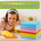 AIDEA Microfiber Cleaning Cloth, 50PK, Cleaning Rags, 11.5"×11.5" - Image 4