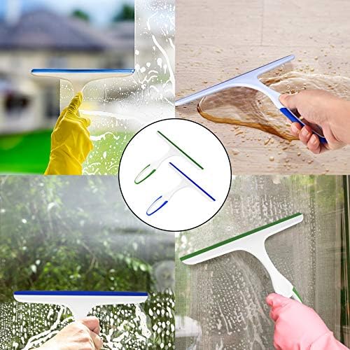 2 Pcs Shower Squeegee for Shower Glass Doors,Small Squeegee,Glass Wiper - Image 7