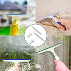 2 Pcs Shower Squeegee for Shower Glass Doors,Small Squeegee,Glass Wiper - Image 7