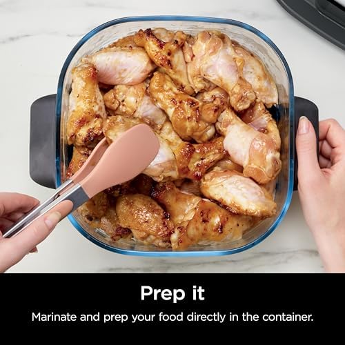 Ninja 4Qt CleanCrisp Glass Container with Storage Lid, Crispi, XSKSFN4QT - Image 6