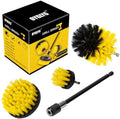 Drill Brush Attachment Set - 4 Piece Cleaning Kit for Bathroom Surfaces, Grout, Floor, Tub, Shower, Tile, Kitchen and Car - Electric Multi-Purpose Scrubber by OYGLYGDrillBrushAttachmentSet%EF%BC%8CElectricMulti-PurposeScrubber
