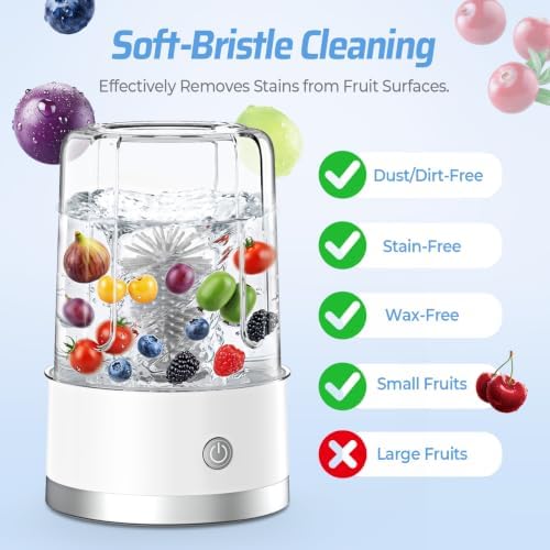 Electric Fruit Washer, Portable Fruit Cleaner Device with OH-Ion Technology - Image 5