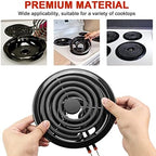 AMI PARTS 5304430149 5304430150 Porcelain Burner Drip Pan Cooktop Set - Image 3