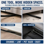 36-Inch Under Refrigerator Crevice Tool, Vacuum Attachment with 3 adapters - Image 7