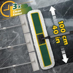 40" Commercial Dust Mop for Floor Cleaning, Heavy Duty Industrial Mop - Image 2