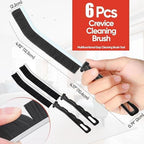 Crevice Cleaning Brush Set, Multi-Purpose Hard Bristle Brushes for Deep Cleaning Kitchen, Bathroom, Grout, Sink, Cup, Teapot, Bottle, Blender, Corners, Tight Spaces & More (6) - Image 5