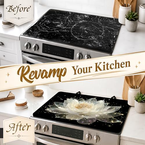 Stove Top Cover,28.5"L x 20.16"W,Heat Resistant Cooktop Protector Mat - Image 4