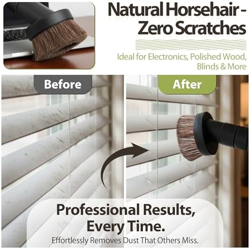 4 Pack 1.5" Vacuum Brush Compatible with ProTeam Backpack Vacuum # 100110 - Image 5