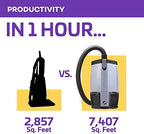 ProTeam Backpack Vacuums, ProVac FS 6 Commercial Backpack Vacuum with HEPA Media Filtration and Restaurant Tool Kit, 6 Quart, Corded - Image 4