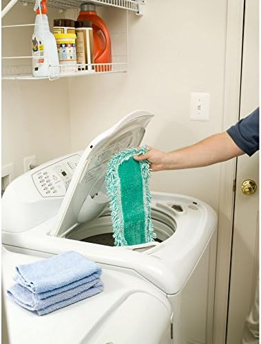 Rubbermaid Commercial Products Light Commercial Microfiber Dust Pad with Fringe, 18 inch, Green, For Janitorial/Professional Cleaners for Light-Duty Cleaning/Dusting/Sweeping - Image 2