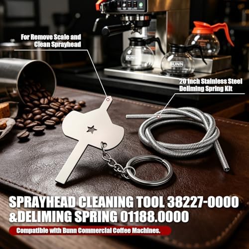 Sprayhead Cleaning Tool 38227.0000 & Deliming Spring 01188.0000 for Bunn - Image 2