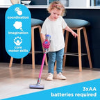 Casdon Dyson Cordless Vacuum Pink | Interactive & Officially Licensed Toy Dyson Vacuum For Children Aged 3+ | Realistic Role-Play Fun! - Image 4