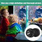 Cunhill 2 Pieces Mini Aquarium Glass Cleaner Magnetic Algae Scraper 1.57 x 1.38 Inch No Scratch Fish Tank Glass Cleaner Magnetic Brush for Thick Fish Tank Glass Acrylic Aquarium(Black) - Image 6