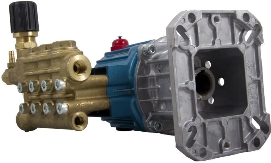 CAT Pumps 67DX39G1I - 4000 PSI 3.9 GPM (1" Shaft) Triplex Pressure Washer Pump with Adjustable Unloader and Chemical Injector - Image 2