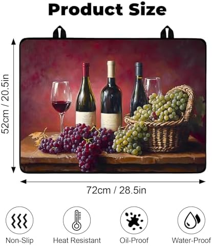 Stove Top Cover for Glass Electric Stove, 28.5"L x 20.5"W - Image 2