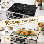 Stove Top Cover,28.5"L x 20.15"W,Heat Resistant Cooktop Protector Mat - Image 4