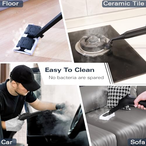 LoveBeat 300°F Steam Cleaner for Grout and Tile, 4.5 Bar Steamer for Home - Image 5