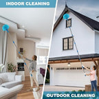 20+ Ft High Reach Ceiling Fan Duster & Cobweb & Corner Brush Duster with 3-13 ft Extension Pole, Microfiber Feather Duster with Washable Head for Ceiling Fan, Furniture, Home Cleaning - Image 5