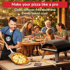 Senwosa 22” Pizza Oven Brush with Stone Scraper - Heat Resistant - Image 5