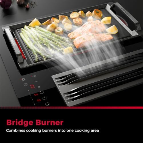 GASLAND CHEF COLLECTION 31.5" Downdraft Electric Cooktop, 4 Burner - Image 4