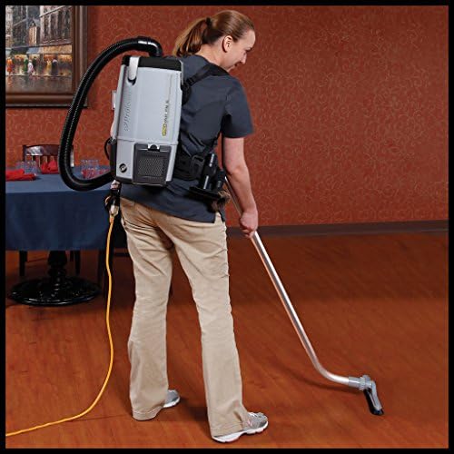 ProTeam Vacuum Backpack, ProVac FS 6 Commercial Backpack Vacuum Cleaner with HEPA Media Filtration and Small Business Kit, 6 Quart, Corded - Image 2