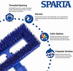 SPARTA 3638831EC14 Polyester Rectangle Scrub Brush, Floor Brush, Cleaning Brush With Swivel Head For Cleaning, 8 Inches, Blue - Image 5