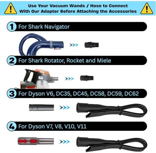 Dryer Vent Cleaner Kit & Refrigerator Condenser Coil Brush-Dryer Lint Brush Vent Trap Cleaner-Vacuum Attachment for Small Crevice-Dryer Cleaner Brush - Image 6