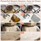 Steam Cleaner, Portable Steamer for Cleaning with 16pcs Accessories, 6-Level Adjustable, 15s Heat-Up, Handheld Steam Cleaner for Home for Tile, Grease, Dirt, Grout, Car Detailing, Orange - Image 6