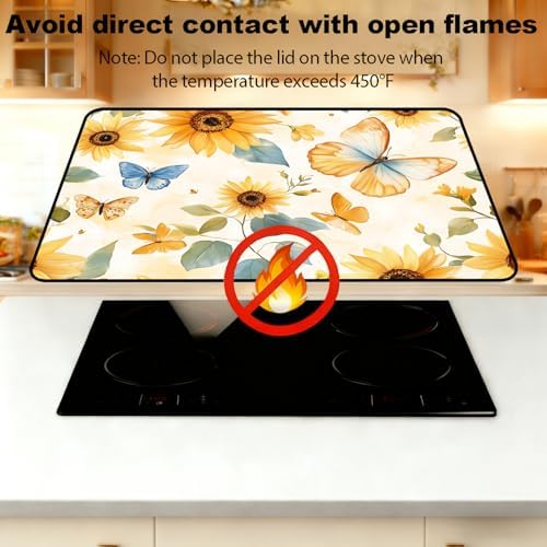 Stove Top Cover,28.5"L x 20.39"W,Heat Resistant Cooktop Protector Mat - Image 6