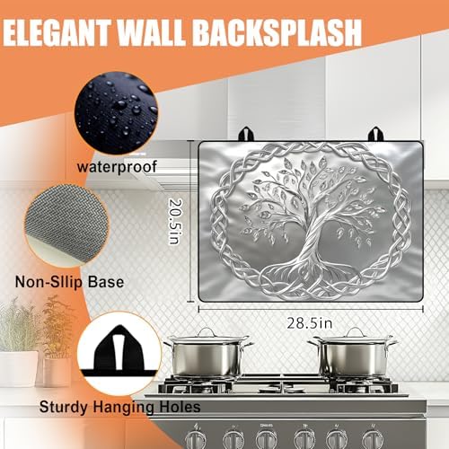 28"x20" Anti-Slip Electric Stove Top Cover - Image 4