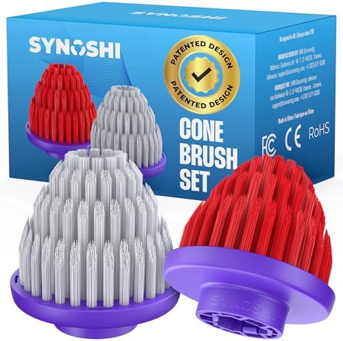 Synoshi PRO Cone Brush Heads Set (2 Units) by Synoshi