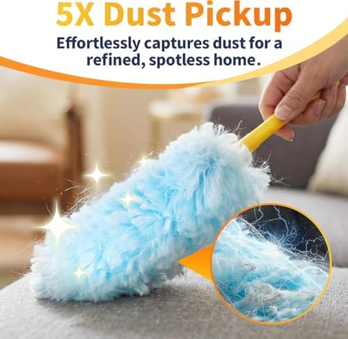 Duster Refills for Swiffer Duster with 3ft Extension Pole & Short Grip 30ct - Image 4